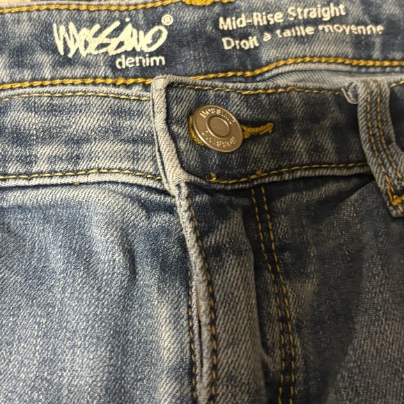 Mossimo Denim Women's Blue Jeans Mid Rise SZ 12 - Picture 5 of 6
